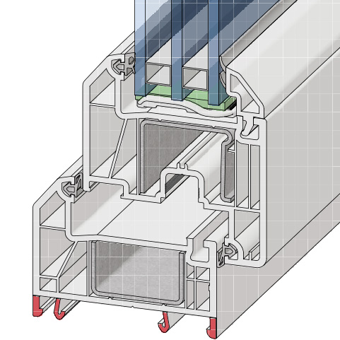 Профильная система металлопластикового окна