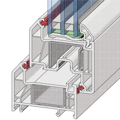 Профильная система металлопластикового окна