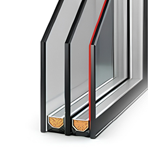 Двухкамерный стеклопакет с энергосбережением