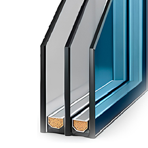 Двухкамерный стеклопакет с тонировкой