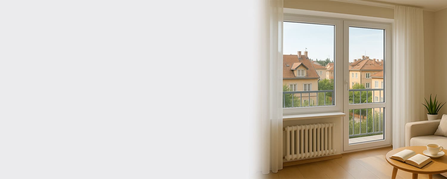 Балконный блок с установкой