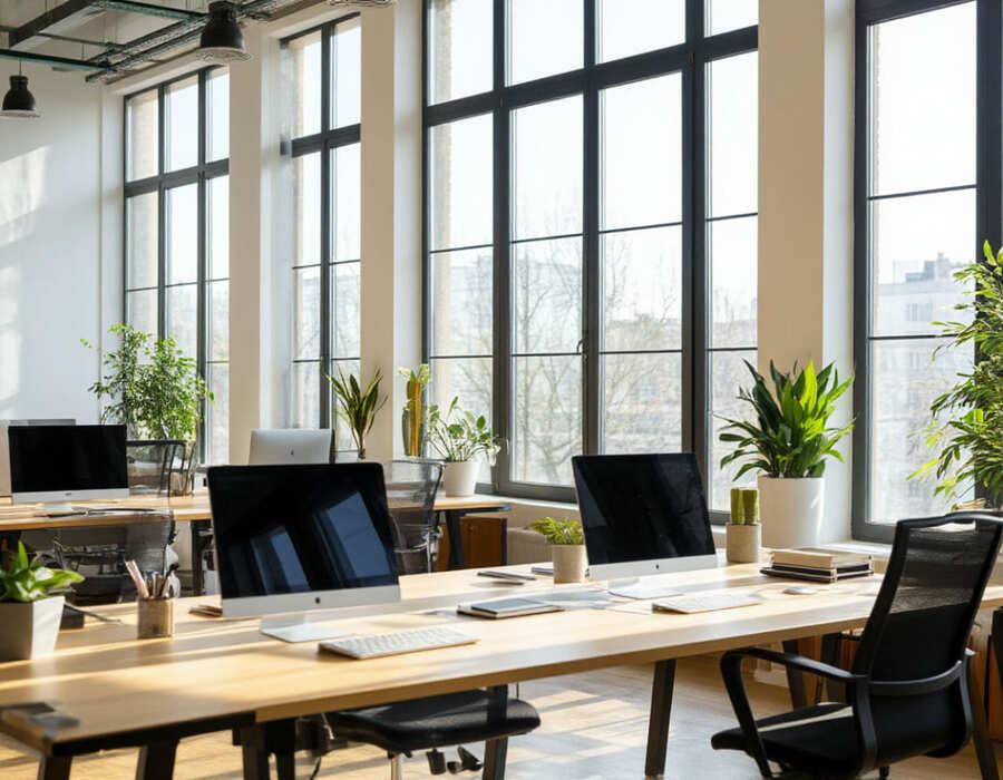Окна для офиса