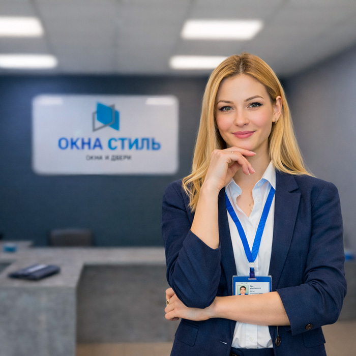 Менеджер по продажам компании Оконыч