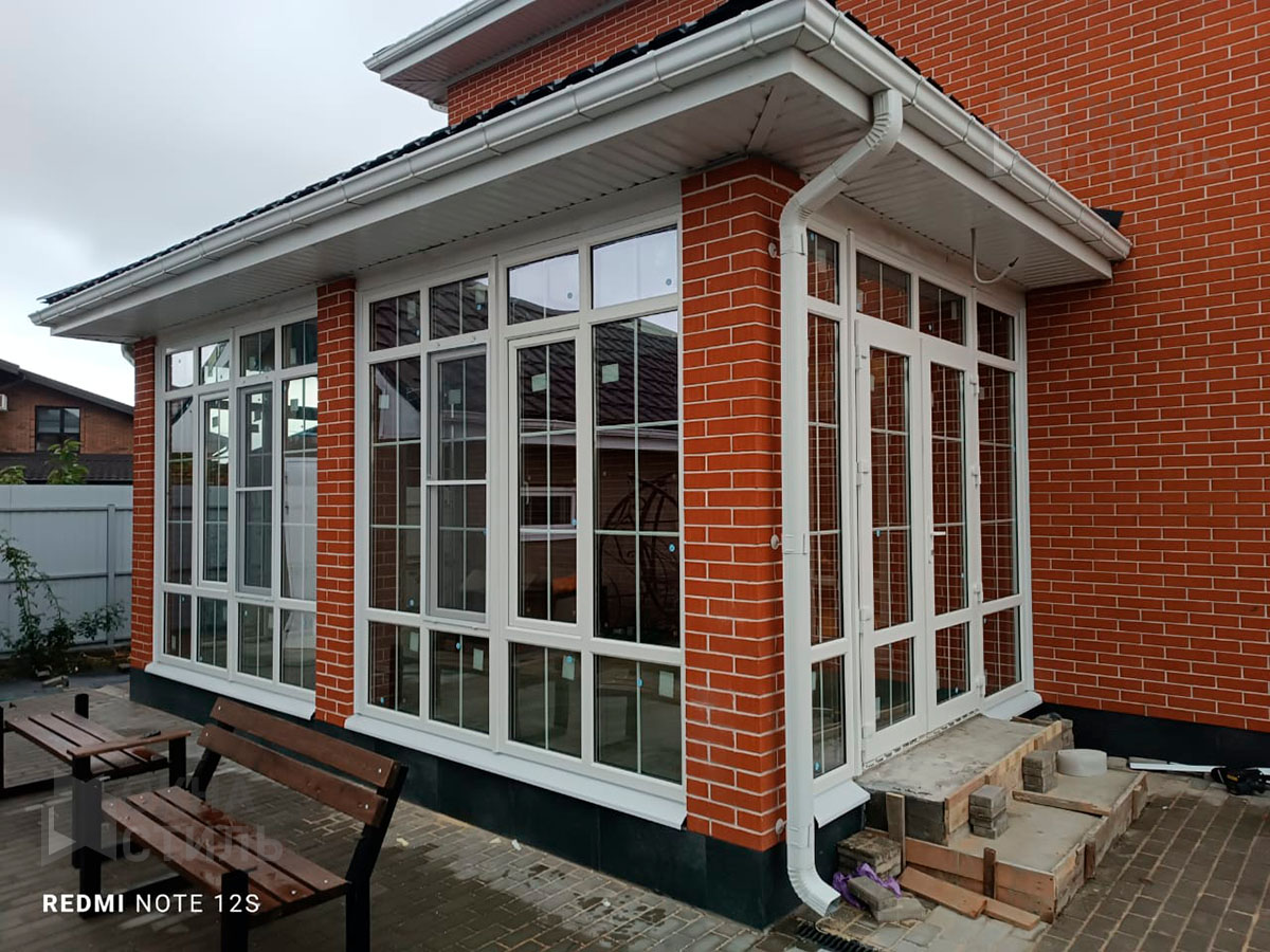 Остекление террасы в Воронеже